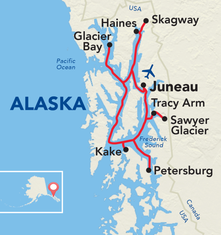 ACL-Alaska-Southeast-Alaska-Itinerary-Map - Sunstone Tours & Cruises