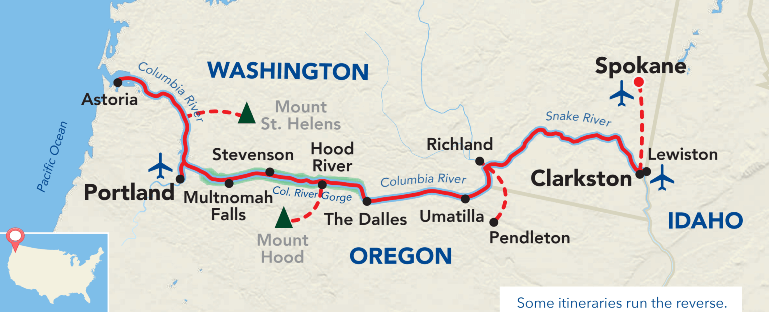 ACL-Columbia-River-Northwest-Pioneers-Cruise-Itinerary-Map - Sunstone