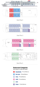 American Eagle Deck Plan