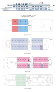 American Glory Deck Plan