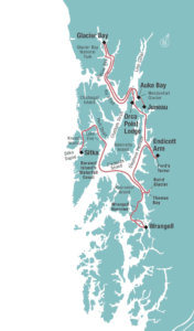 Last Frontier Adventure Itinerary Map