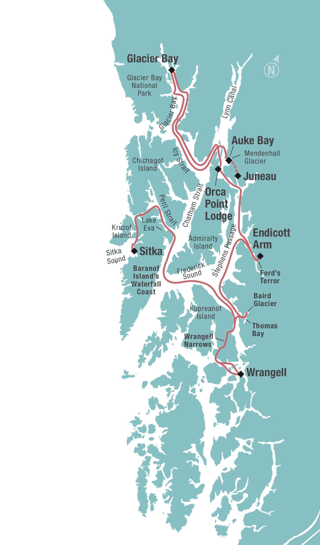 ADC-Alaska-Last-Frontier-Adventure-Itinerary-Map - Sunstone Tours & Cruises