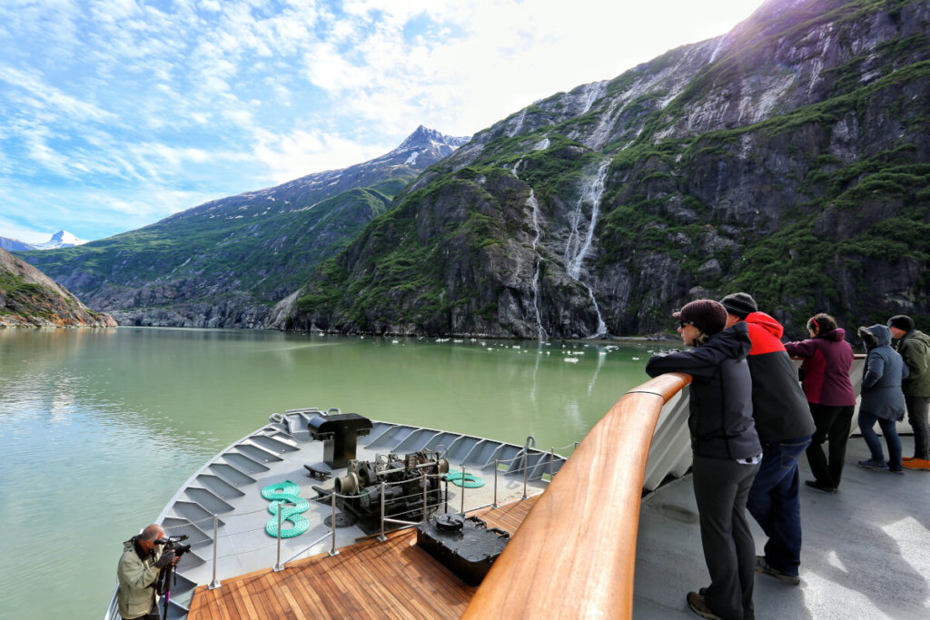 On deck in Misty Fjord