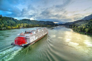American Empress sailing near The Dalles on the Columbia River