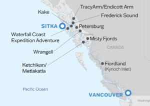 Authentic Alaska Itinerary Map