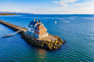 A lighthouse on the Great Lakes