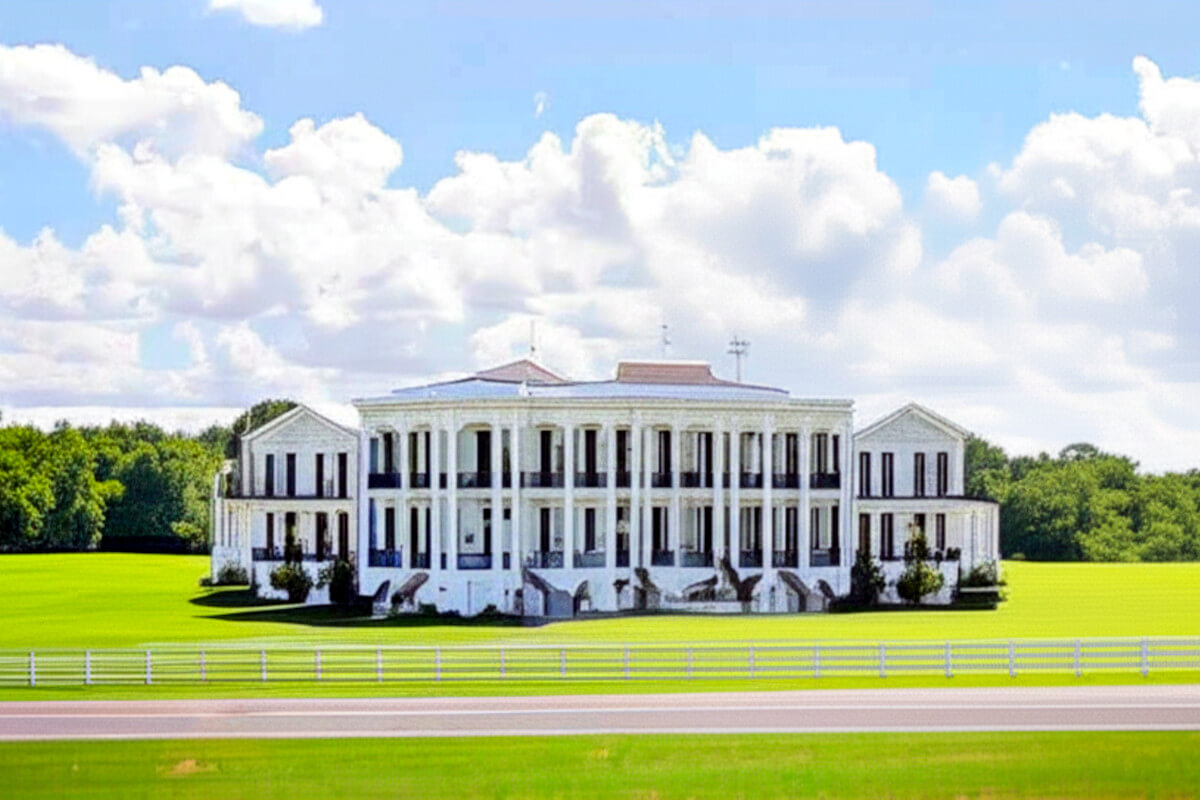 Nottoway Mansion, prior to the fire