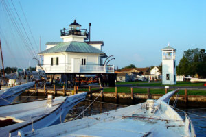 Hooper Strait Lighthouse, Chesapeake Bay Maritime Museum, St. Michael, Maryland