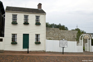 Mark Twain's boyhood home in Hannibal, Missouri.