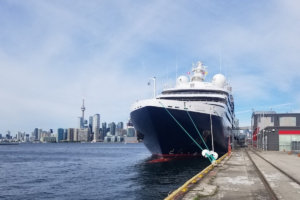 Le Champlain docked in Toronto, ON, Canada