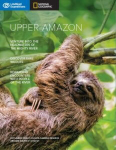 Lindblad Amazon Amazon brochure cover 2020