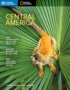 Lindblad Expeditions Belize & Guatemala brochure cover 2020