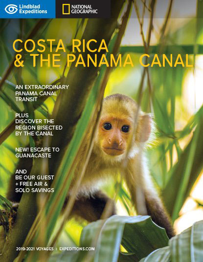Lindblad Expeditions Costa Rica Panama brochure cover 2020