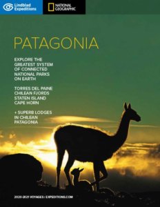 Lindblad Expeditions Patagonia brochure cover 2020