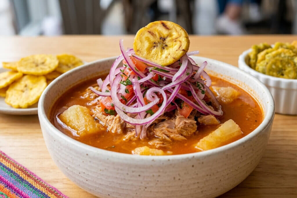A bowl of local delicacies for lunch