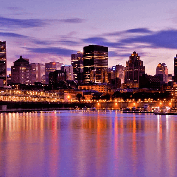 Montreal Skyline at Dusk