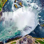 Aerial photo of Niagara Falls