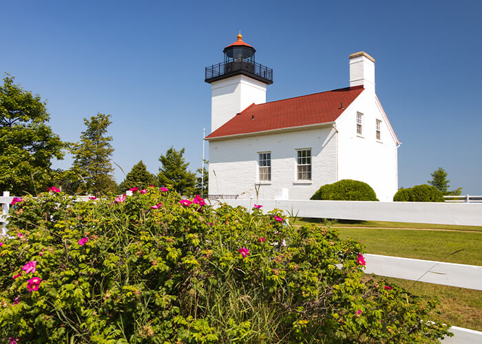 Lighthouse at Escabana, Michigan