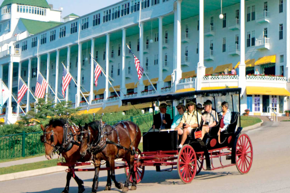 PSC-Great-Lakes-Michigan-Mackinac-Island-Grand-Hotel-carriage ...