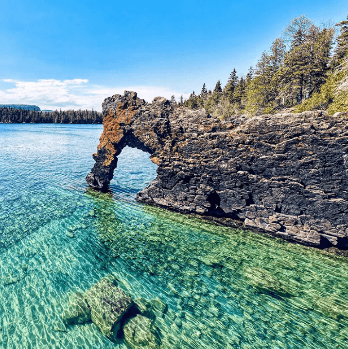 Rock formation in Thunder Bay