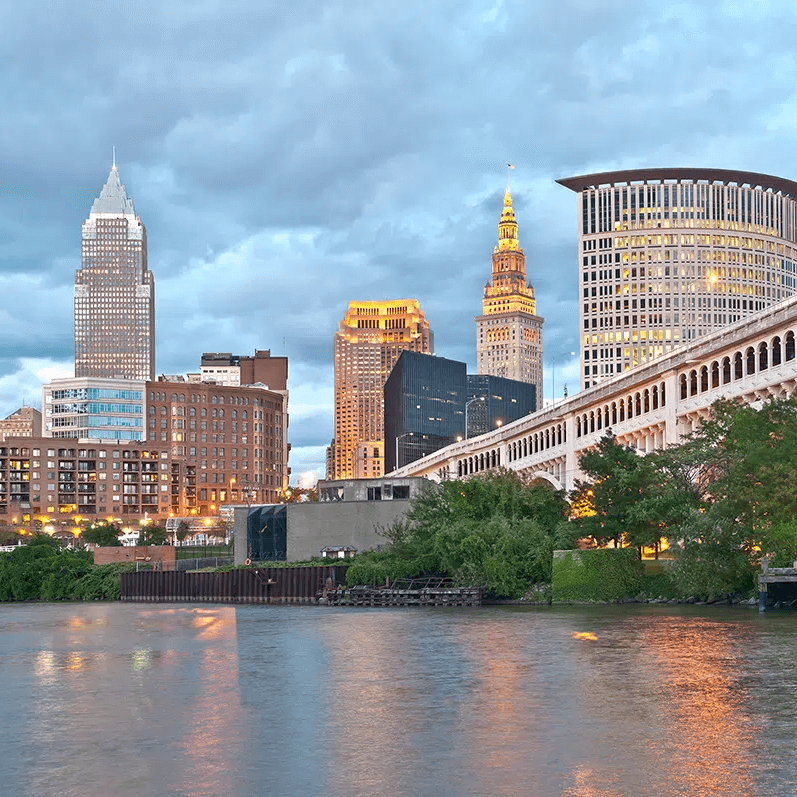 Cleveland skyline