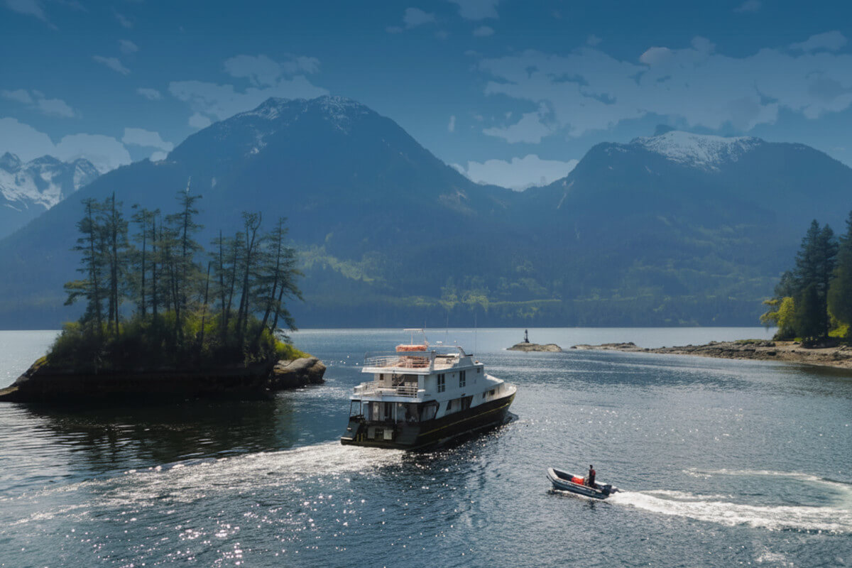 Safari Quest in an Alaskan cove