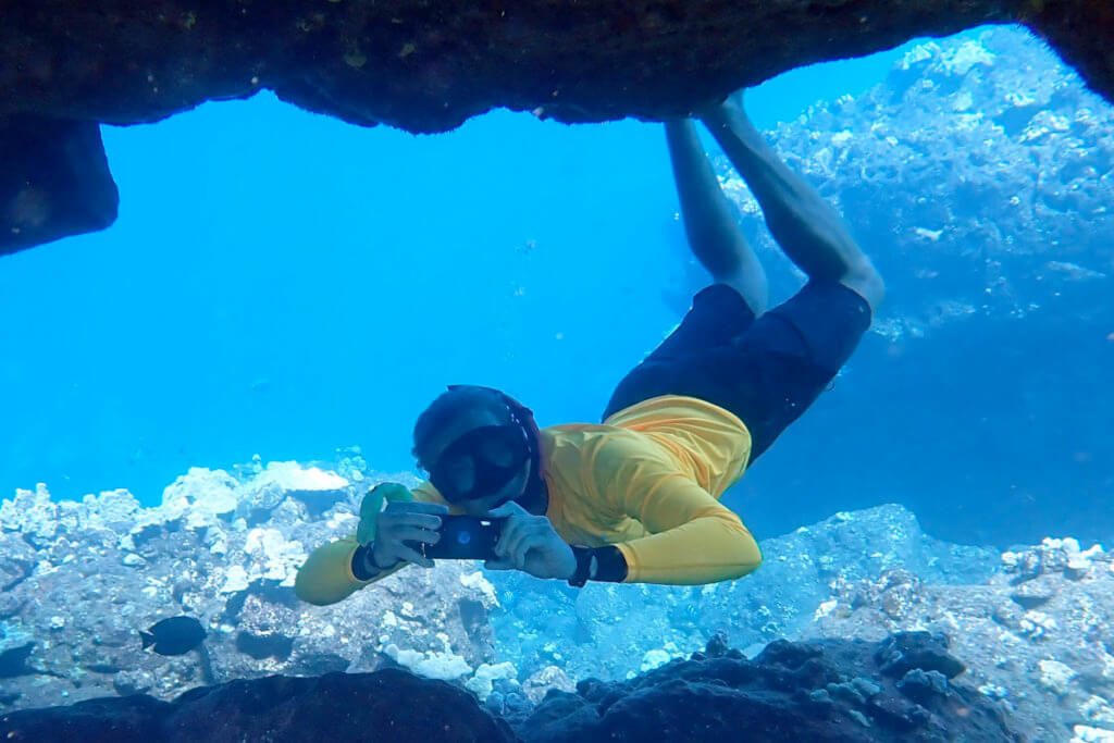 Snorkeling in Lanai, Hawaii