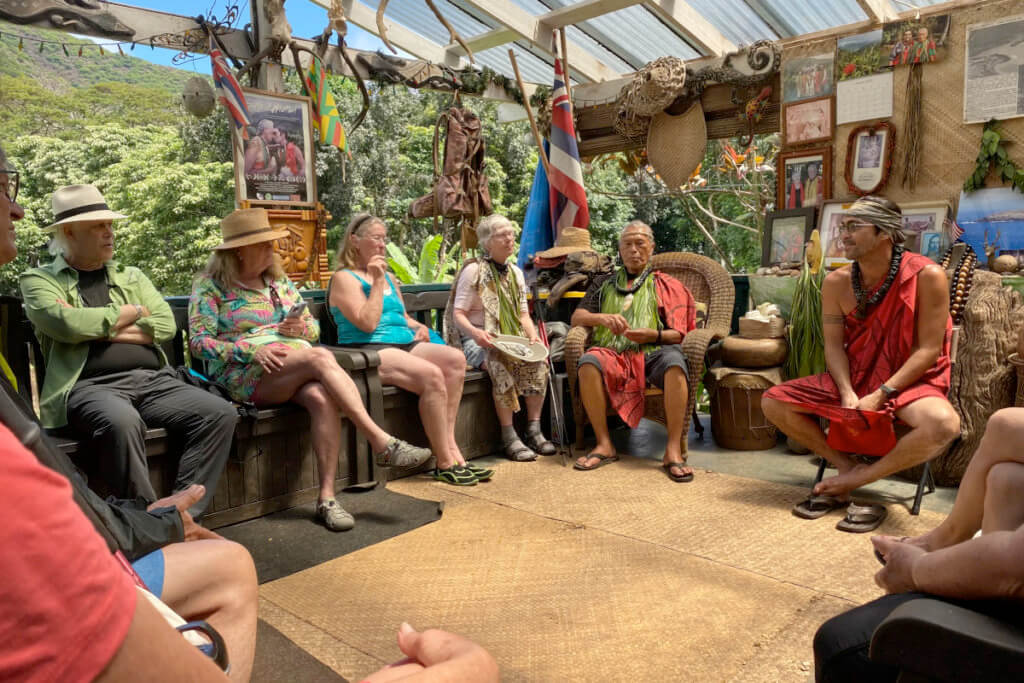 Guest cultural experience in Molokai, Hawaii