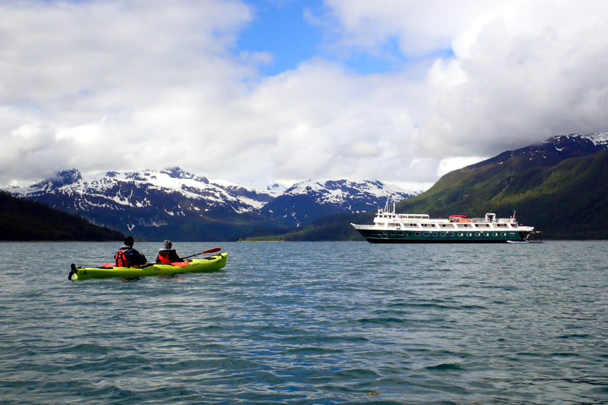 Kayaking with Wilderness Discoverer