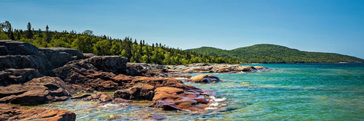 Coastline in Thunder Bay