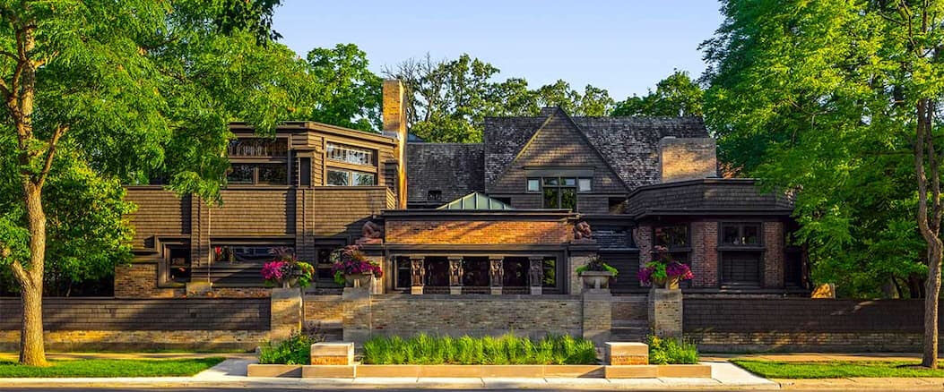 Frank Lloyd Wright's home and studio, Oak Park, IL