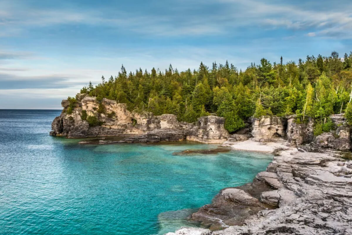 Rocky coast of Door County