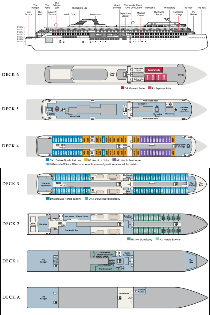 VIKVikingPolarisDeckPlan Sunstone Tours & Cruises