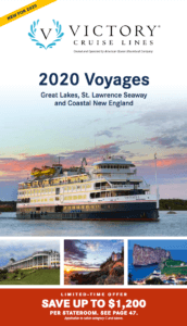 Victory Cruise Lines brochure cover 2020