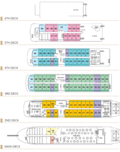 America Deck Plan