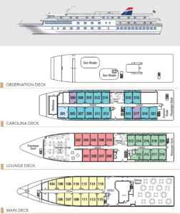 American Spirit Deck Plan