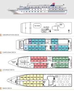 American Star Deck Plan