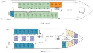 Grande Caribe Deck Plan