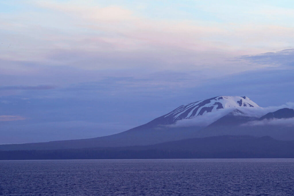 Dormant volcano near Sitka, Alaska