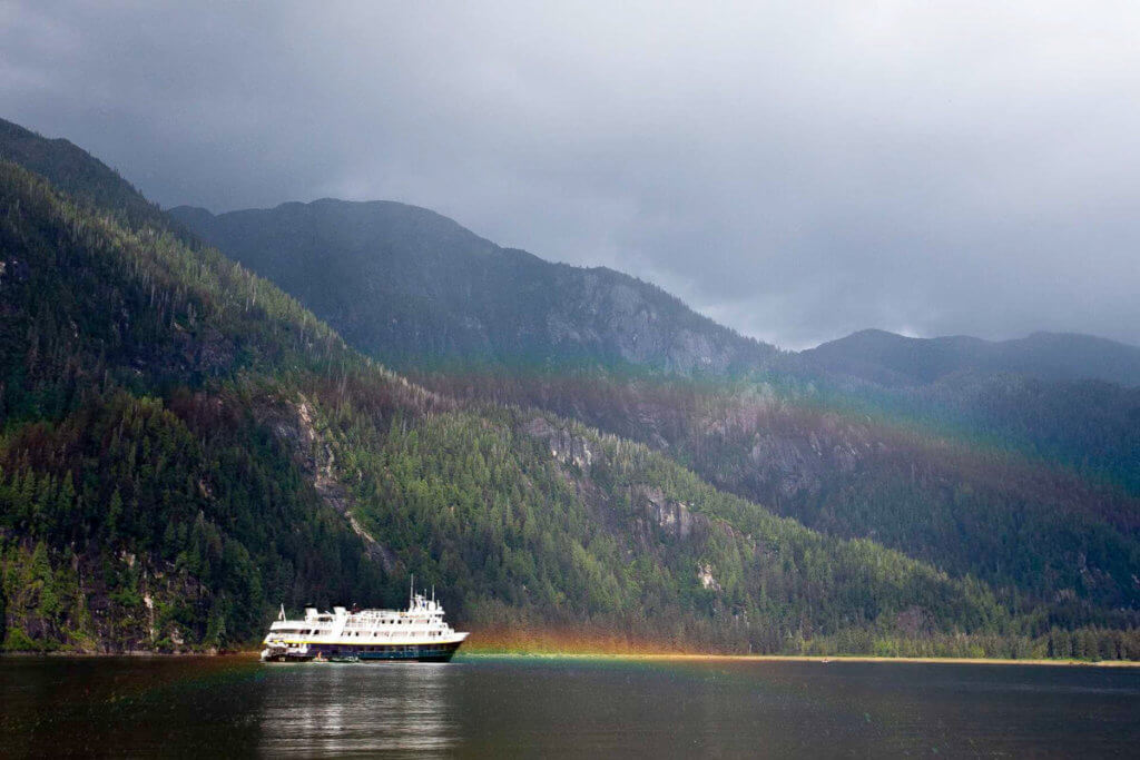 A National Geographic ship near Prince Rupert