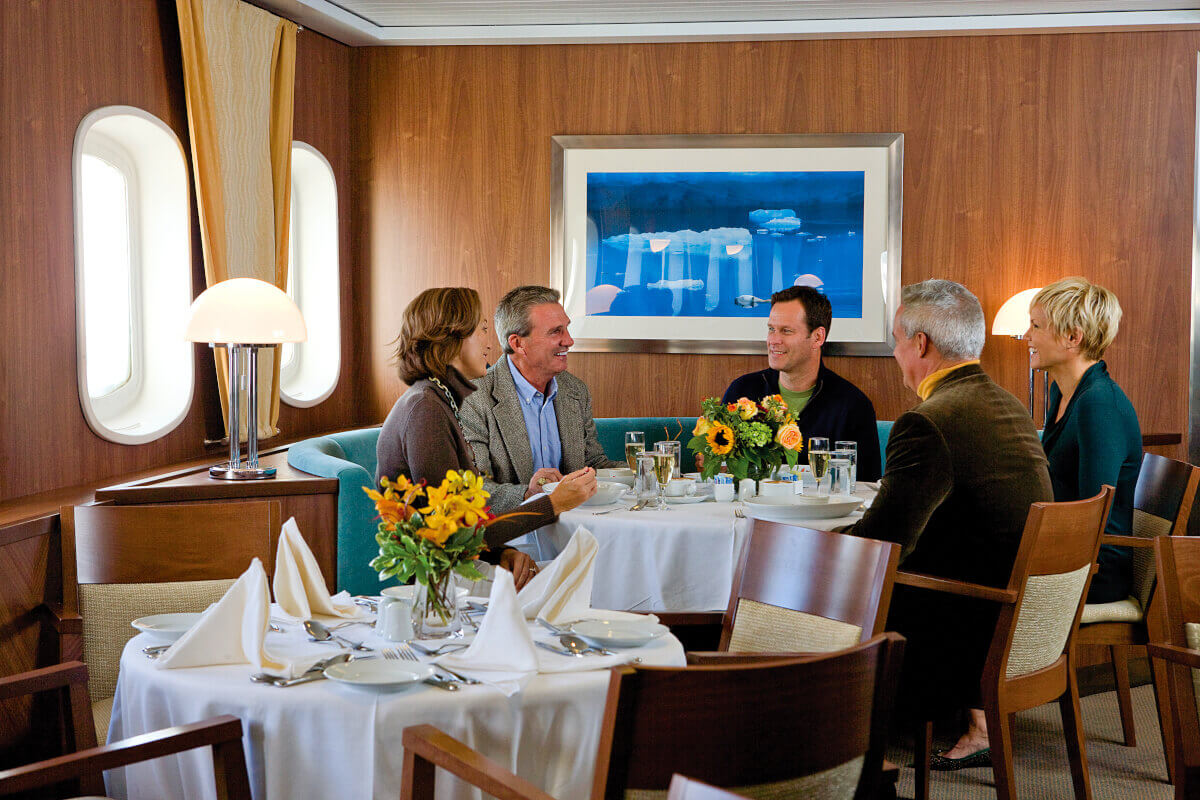 Dining Room aboard National Geographic Explorer