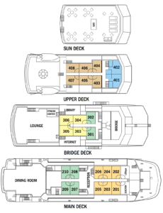 National Geographic Islander Deck Plan