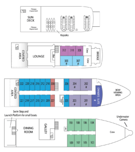 Safari Voyager Deck Plan