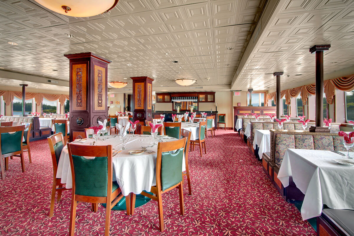 Dining Room aboard S.S. Legacy